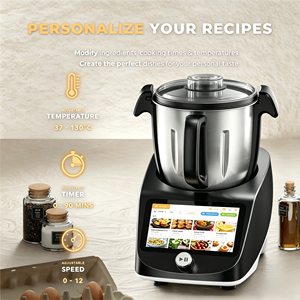 Robot <span class=keywords><strong>de</strong></span> <span class=keywords><strong>Cocina</strong></span> Inteligente <span class=keywords><strong>de</strong></span> 2400W, Precio <span class=keywords><strong>de</strong></span> Fábrica, Mini Thermomixer con Función <span class=keywords><strong>de</strong></span> Báscula, Robot <span class=keywords><strong>de</strong></span> <span class=keywords><strong>Cocina</strong></span> con Función <span class=keywords><strong>de</strong></span> Pesaje - Product Image 5