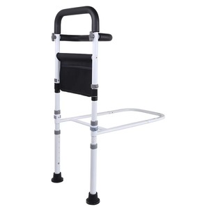 Bed Rails for Elderly Adults Safety Reinforced Bed Handle Bedside Assist with Legs Adjustable Bedrail Grab Bar Handrails - Product Image 1