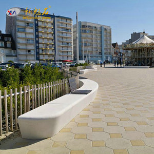 Nuevos Materiales de Construcción de Piedra, Banco de Hormigón GRC XMS006, Alto Rendimiento, Resistente a la Corrosión, para Uso Municipal y Paisajístico - Product Image 2