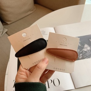 กิ๊บติดผมหนังเทียมสไตล์ฝรั่งเศสสำหรับผู้หญิง กิ๊บหนีบผมสำหรับเด็กผู้หญิง - Product Image 2