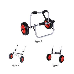 Chariot à <span class=keywords><strong>kayak</strong></span> à main pliable léger avec roues pneumatiques pour le transport de canoë et de <span class=keywords><strong>kayak</strong></span> - Product Image 2