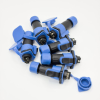 Prise aéronautique FD20 IP68 étanche en laiton 5A 10A 25A 380V à fixation rapide sans soudure avec vis de verrouillage 2 broches mâle-femelle pour panneau