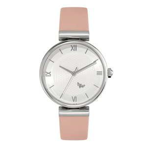 Fabricant de montres OEM, Little Bee, montre minimaliste pour femme, bracelet en cuir véritable, marque de luxe, montre simple de haute qualité pour femme - Product Image 3