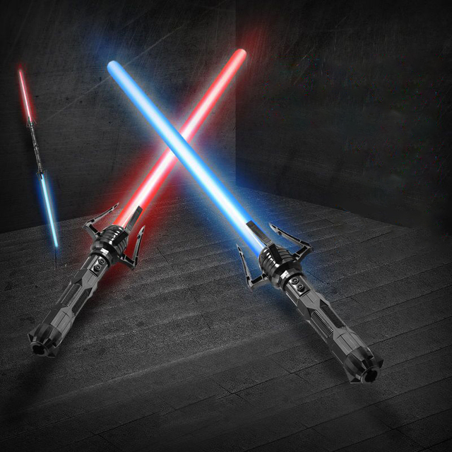 Wholesale Cosplay Light-up Toys Neon Party Supplies Concert Boys Kids Favor Glow Stick LED Luminous Toy Sword Lightsaber