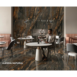 Azulejos de porcelana de alto brillo con aspecto de mármol blanco glamuroso de 80x160 cm, diseño de lujo para pisos y paredes de interiores. - Product Image 3