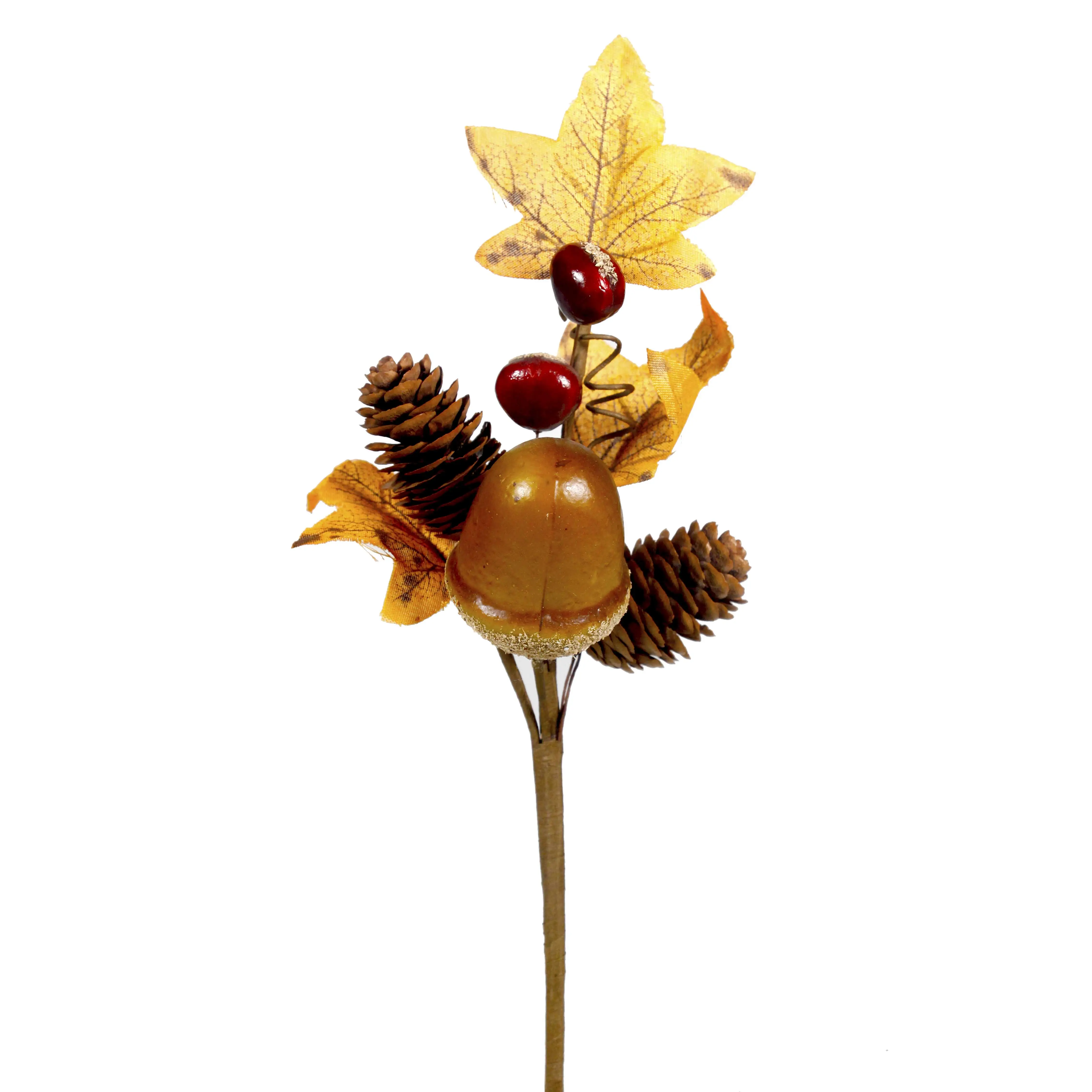 Halloween Harvest Decoration Happy Holiday Ornaments The Most Popular Chestnut Decorative Autumn Acorn Branches