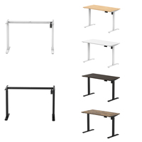Cadre de Bureau Intelligent Électrique Réglable en Hauteur Assis-Debout, Table de Bureau à Moteur Unique, Hauteur Ajustable
