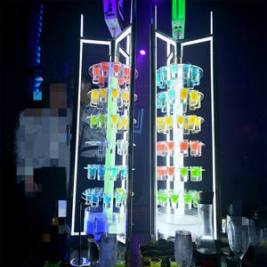 Soporte recargable Led Tower <span class=keywords><strong>Shot</strong></span> Glass Display Tower Stand Luminous Led <span class=keywords><strong>Shot</strong></span> Glass Led <span class=keywords><strong>Shot</strong></span> Cup Holder - Product Image 3