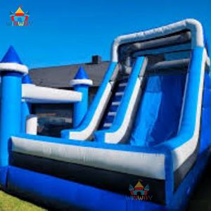 Nouveau Château Gonflable Combo Bleu/Blanc 4x5m en PVC pour la Maison, Installation Facile, Modèle 2025 - Product Image 2