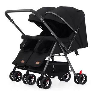 <span class=keywords><strong>Passeggino</strong></span> Gemellare Pieghevole Bidirezionale e Carrozzina Doppia per 2 Bambini in Offerta Speciale - Product Image 2