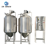 Cuve de mélange liquide en acier inoxydable 304 de qualité alimentaire 100L 500L 1000L avec agitateur et chauffage électrique pour lait