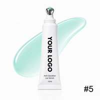 Baume à lèvres brillant 5 couleurs, gloss longue tenue hydratant, laque à lèvres 15ml, soin des lèvres, sérum anti-glycation, sans logo