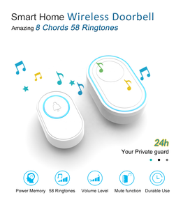 <span class=keywords><strong>Sonnette</strong></span> sans fil US EU UK Type Outdoor No Wiring Waterproof Doorbell 150M Wireless Distance Home Welcome Door Chimes - Product Image 3