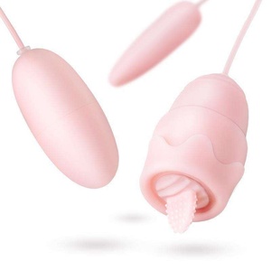 <b>Vibrating</b> egg in-line female masturbation apparatus backyard pointed round double <b>vibrating</b> egg adult sex toys - Product Image 2