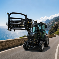 Tracteur à roues diesel certifié EU COC avec moteur Euro 5, 70 CV, transmission par engrenages 4x4, moteur et pompe pour applications agricoles européennes