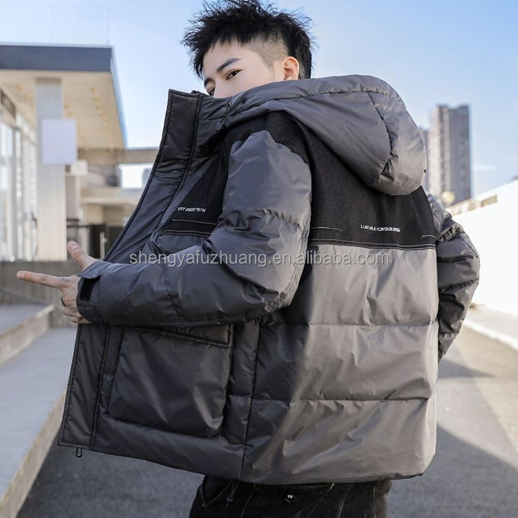 Supply Wholesale Winter Men's Down Jacket Warm Parka Down Clothing Mens