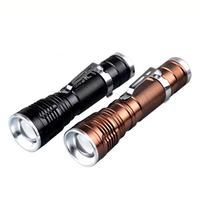 Pour Ultrafire haute puissance T6 LED lampe de poche tactique en alliage d'aluminium USB Rechargeable IP55 étanche