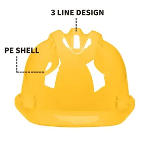 Capacete De Segurança De Construção De Chapéu Duro Industrial