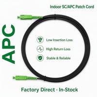 Cordon de raccordement en fibre optique simple mode simplex pour intérieur, 3 mètres