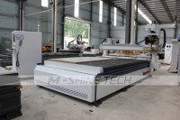 Routeur CNC de nesting pour le bois 2100 x 3000 mm avec unité de perçage, réglage automatique des outils, table à ventouses, machine de découpe et de gravure pour meubles