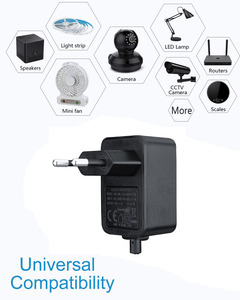 Adaptateur de commutation d'alimentation cc 12V 1A pour bande LED prise chinoise à bas prix - Product Image 2