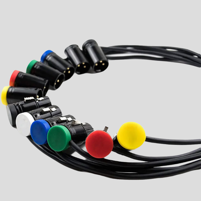 Low Profile 3 Pin XLR Male to Female Cable Adjustable Right Angle Original Connector Balanced Microphone Audio Cord Cables
