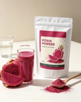 Poudre de fruit du dragon de qualité alimentaire en marque blanche, en vrac, poudre de fruit du dragon rouge (pitaya)