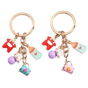 Llavero esmaltado con forma <span class=keywords><strong>de</strong></span> botella <span class=keywords><strong>de</strong></span> leche para hombre y <span class=keywords><strong>mujer</strong></span>, llavero con forma <span class=keywords><strong>de</strong></span> tetina, taza <span class=keywords><strong>de</strong></span> corazón, <span class=keywords><strong>ropa</strong></span> <span class=keywords><strong>de</strong></span> bebé, regalo para niño, joyería hecha a mano - Product Image 1