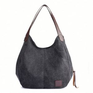 Sac fourre-tout en toile de haute qualité, version coréenne, sac à bandoulière décontracté pour femmes - Product Image 4