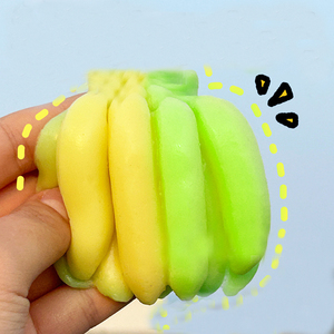 Jouet Squishy en TPR en forme de banane de 7,5 cm qui change de couleur, anti-stress, cadeau pour enfants et adultes, jouet à presser pour la décompression - Product Image 2