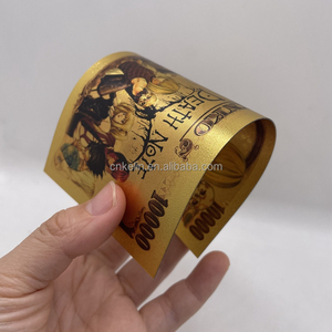 8 Types Japanese Anime Death Note Comic Card 24k Gold Foil Electroplated Banknote - Product Image 6