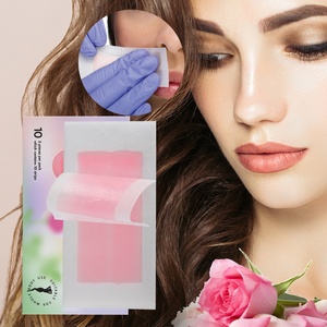 Bandes <span class=keywords><strong>de</strong></span> <span class=keywords><strong>cire</strong></span> épilatoire froides prêtes à l'emploi pour hommes ou femmes Bandes d'épilation dépilatoire des sourcils du visage et du corps double taille - Product Image 2