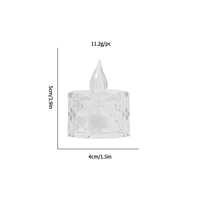 Bougie électronique LED Veilleuse Romantique à Réfraction de Lumière Rose, Ornement de Bureau, Cadeau de Mariage pour Remise de Diplôme, Design Piliers en Papier de Riz