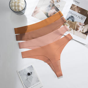 महिलाओं की सहज बर्फ रेशम कम-वृद्धि बिकनी ब्रिटीज आरामदायक सांस लेने योग्य पैंटी - Product Image 3