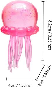 Gift Box Soft <b>Squeeze</b> Decompression Jellyfish Toys Slow Rise Relief Fidget Stress Fuzz <b>Ball</b> for Anxiety Stress Party Favors - Product Image 5