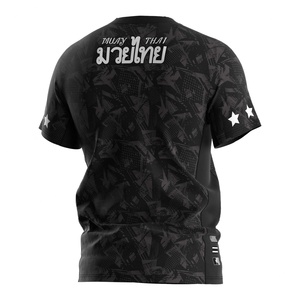 Maillot de boxe thaïlandaise pour hommes de bonne qualité, confortable, sublimé, pour l'entraînement de Muay Thai - Product Image 4