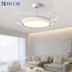 <span class=keywords><strong>Ventilateur</strong></span> de plafond décoratif moderne avec télécommande rétractable, <span class=keywords><strong>lampe</strong></span> LED avec lumière tamisable, pour la maison et le bureau - Product Image 6