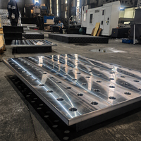 Meja Las Modular 2D Presisi Tinggi OEM dari Besi Cor Nitrided untuk Fabrikasi Logam Industri