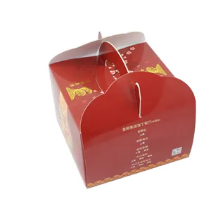 定制标志可回收蛋糕盒零食结婚糖果纸盒带花边