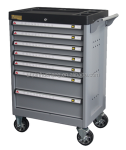 Cajón de 7 capas de alta calidad, carro de herramientas de metal, caja de herramientas, gabinete con asas y ruedas - Product Image 4
