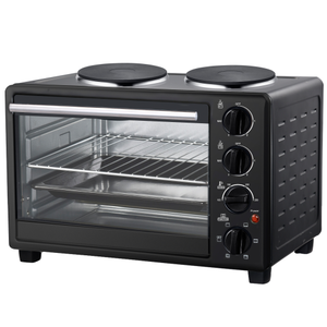 Nuovo Forno Elettrico per <span class=keywords><strong>Pizza</strong></span> da 30L con Doppia Piastra Riscaldante, Standard CE, per Uso Domestico - Product Image 1