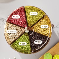 Boîte de rangement rotative en plastique pour riz 5L-6L, conteneur de cuisine hermétique anti-insectes et anti-humidité pour riz et farine