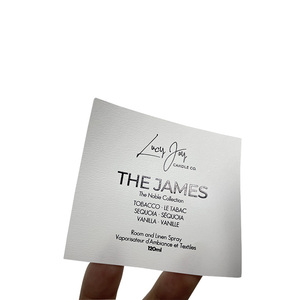 Nhiều Loại Giấy Kết Cấu Dập Nổi Nhãn Dán Giấy Kết Cấu Sang Trọng Nhãn Hiệu Nến Tối Giản - Product Image 1