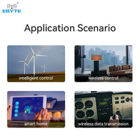 Módulo Transmisor Inalámbrico de Baja Potencia Ebyte E07-400M10S 1.5km 433MHz con Chip CC1101 10dBm, Módulo RF Inalámbrico Económico