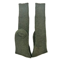 Nouvelles Chaussettes Tactiques de Combat 2026 Vert Olive Hiver, Longues en Laine Tricotée, Antidérapantes, Désodorisantes, Anti-Froid, Protection des Pieds pour Hommes, Idéales pour le Ski