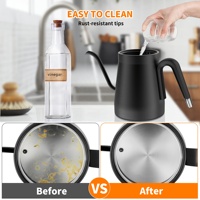 Ketel Kopi Mini Terbaru, Pemanas Air Teh, Samovar, Ketel Listrik untuk Peralatan Rumah Tangga, Ketel Gooseneck Pintar
