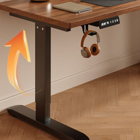 Cadre de bureau assis-debout électrique à hauteur réglable, meilleur bureau debout électrique à double moteur automatique, robuste