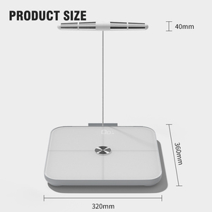 블루투스 체지방 측정기용 오리지널 8 전극 개인용 디지털 스마트 욕실 체중계 - Product Image 2