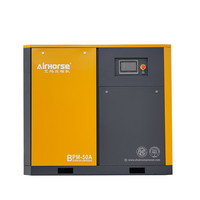 Compresseur d'air à vis rotatif à faible bruit 37 kW 5 m3/min 185 CFM 50 ch 173-240 CFM avec sécheur d'air, réservoir de 2000 L, moteur IP55, VFD, refroidissement par air