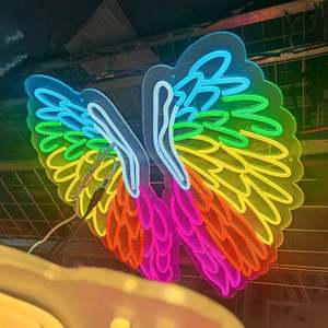 Insegna al Neon 'Sì, Siamo Aperti' - Luce al Neon <span class=keywords><strong>LED</strong></span> per Negozi, Insegna Pubblicitaria Personalizzata, Alimentazione USB 5V, Design Personalizzato, Impermeabile IPx4 - Product Image 5